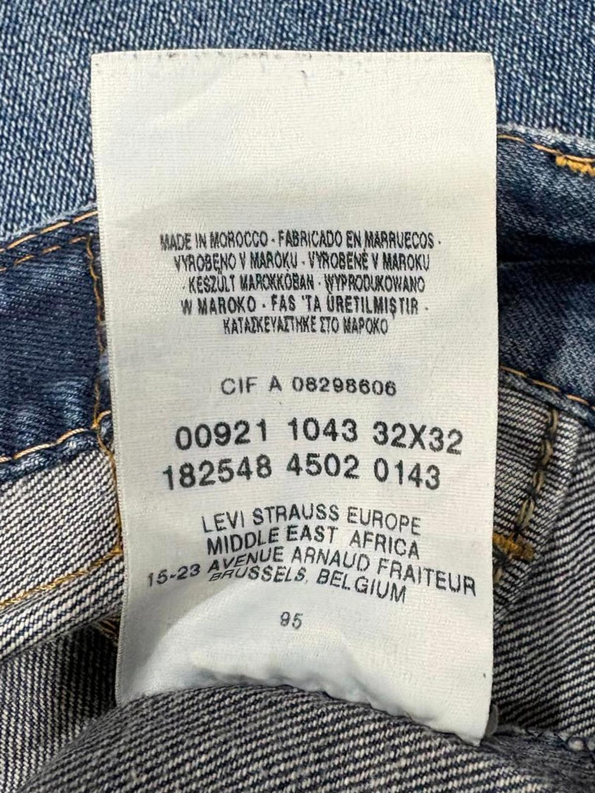 Levis 921 Jeans Women W32 L32 Straight Baggy Vintage Y2K Mid Blue Denim Red Tab