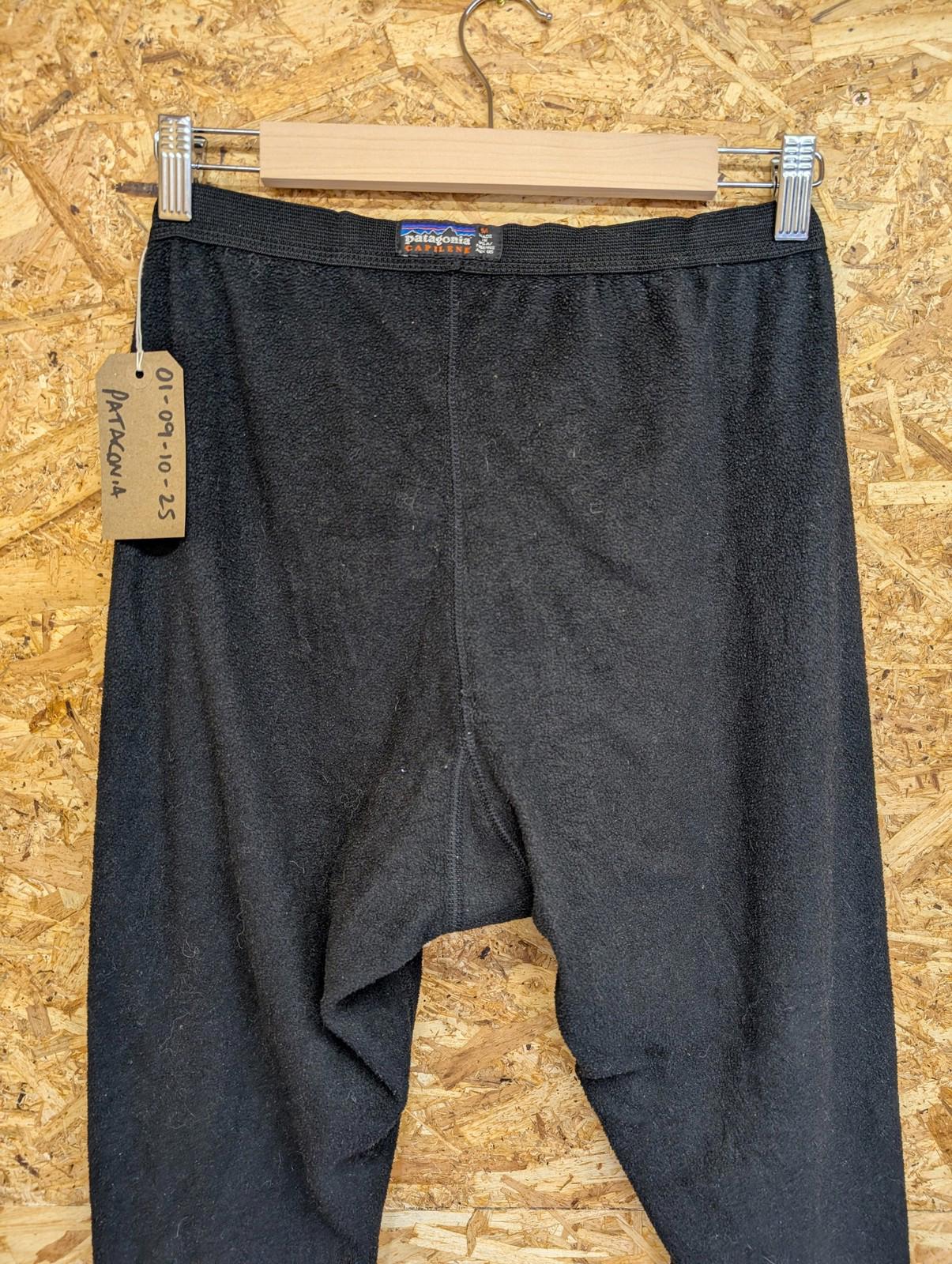 Patagonia Capilene Joggers Medium Men Fleece Base Layer Thermal Black Leggings