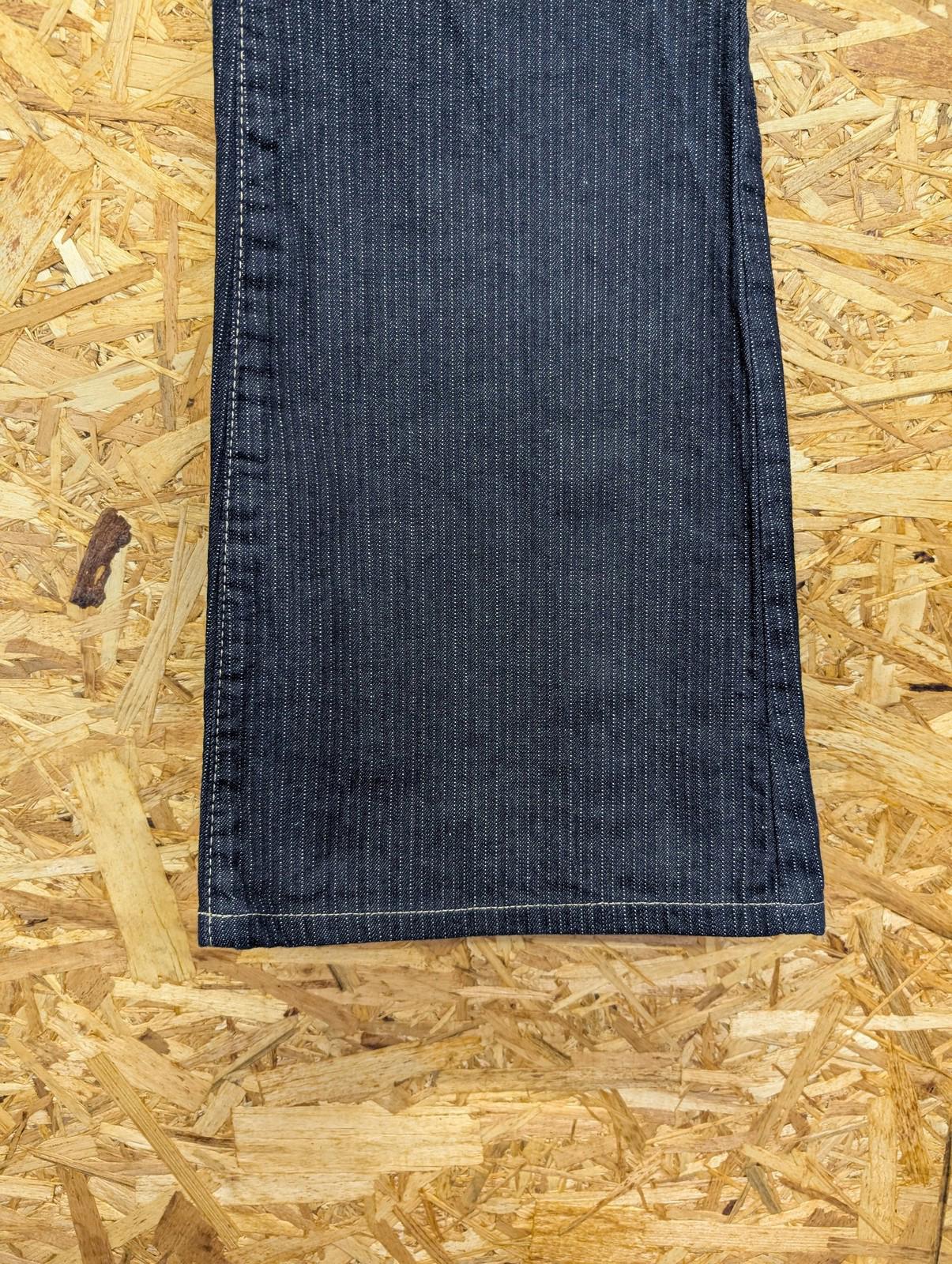 Versace Jeans Couture W28 L33 Women Regular Bootcut Denim Blue Striped Italy