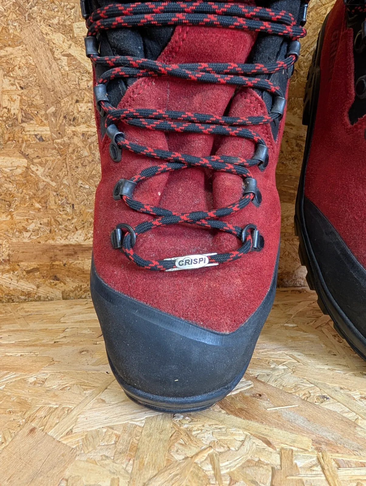 Pfanner Zermatt GTX Chainsaw Boots UK8 Red BLK Italy Vibram Crispi Mountain Hike