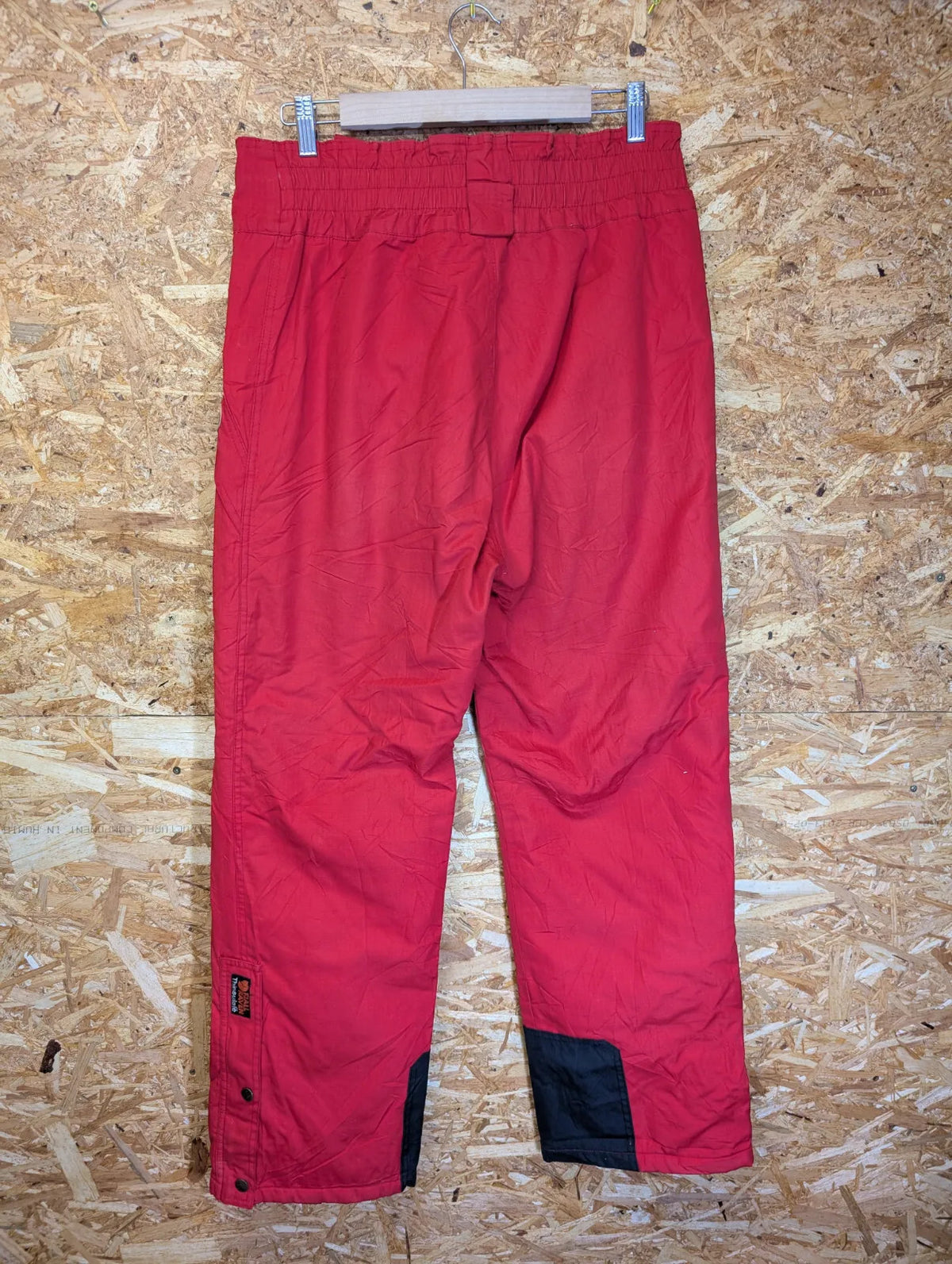 Fjallraven Insulated Trousers Mens W32 L30 Red Cotton Ski Snowboard Ripstop
