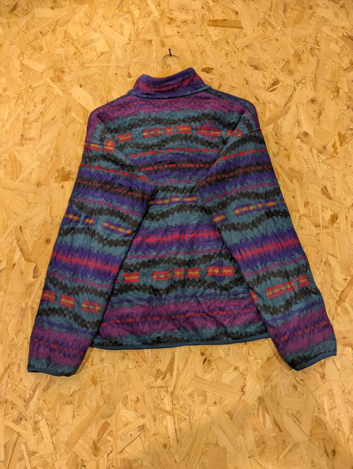 Vintage Patagonia Sacagawea Fleece Men Medium Fleece Geometric Snap-T USA 90s