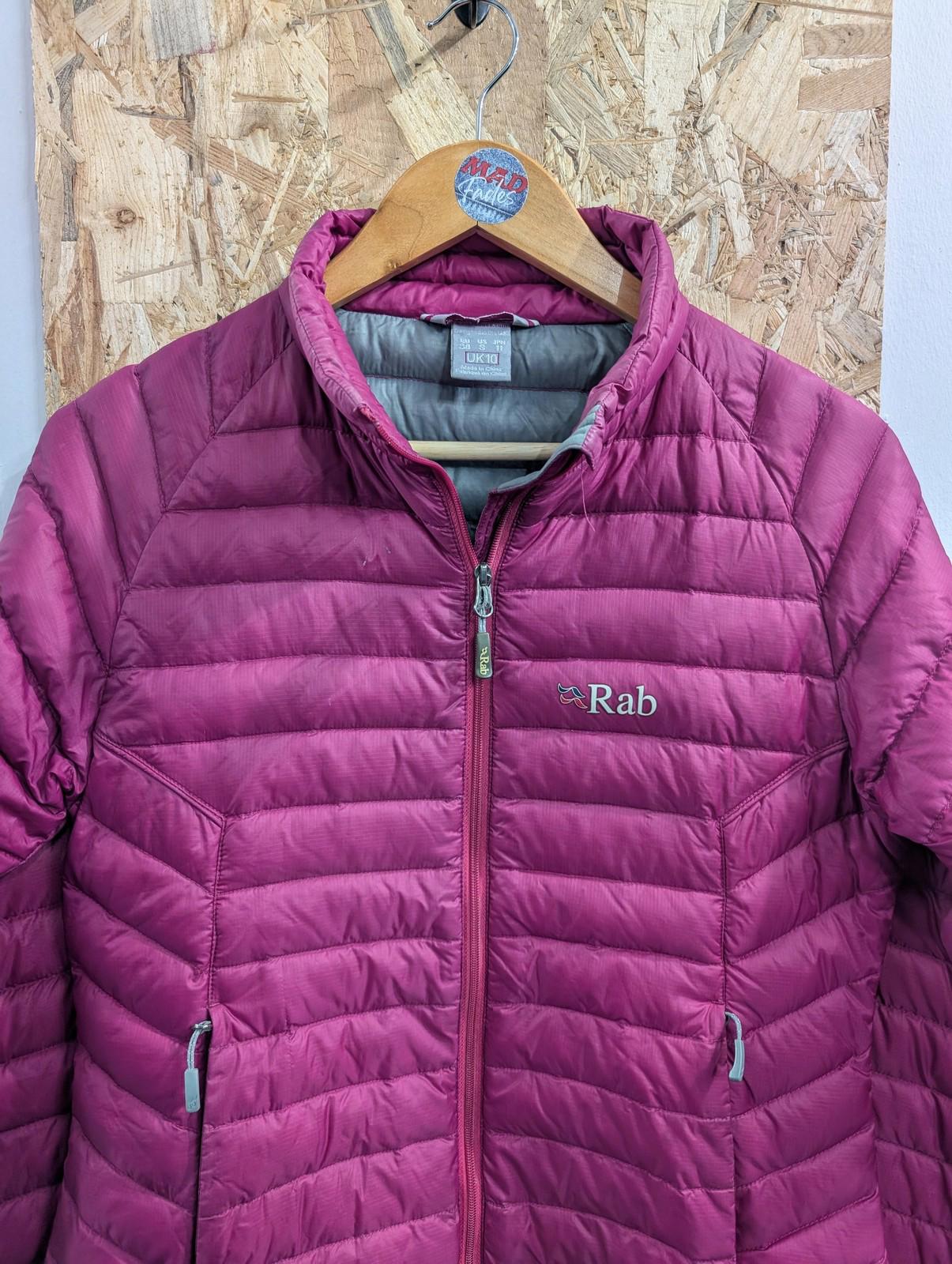 Rab Jacket UK Size 10 Women Microlight Puffer Lightweight Down Feather Pink