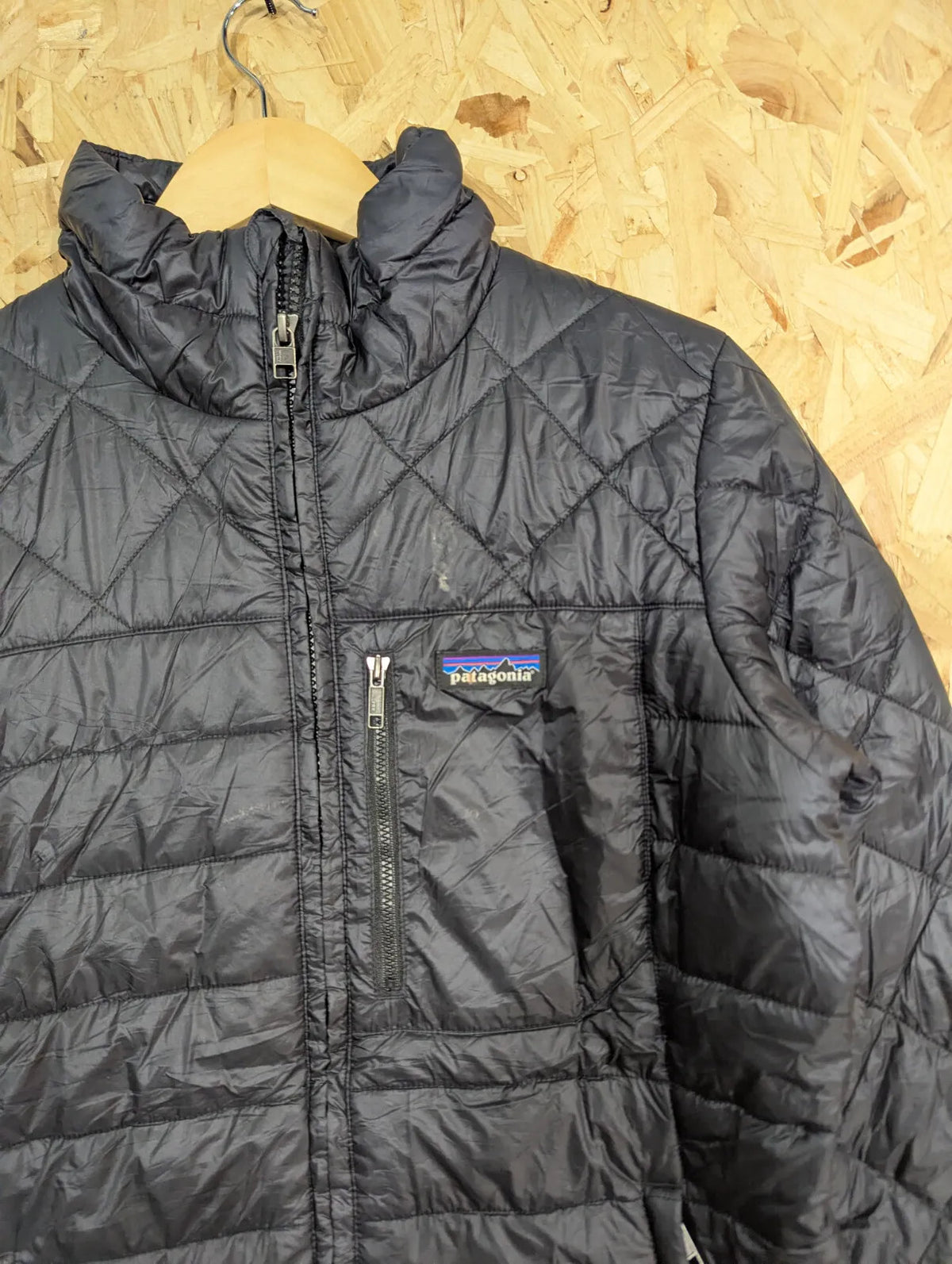 Patagonia Radalie Parka Womens Medium Black Quilted Puffer Jacket Insulated