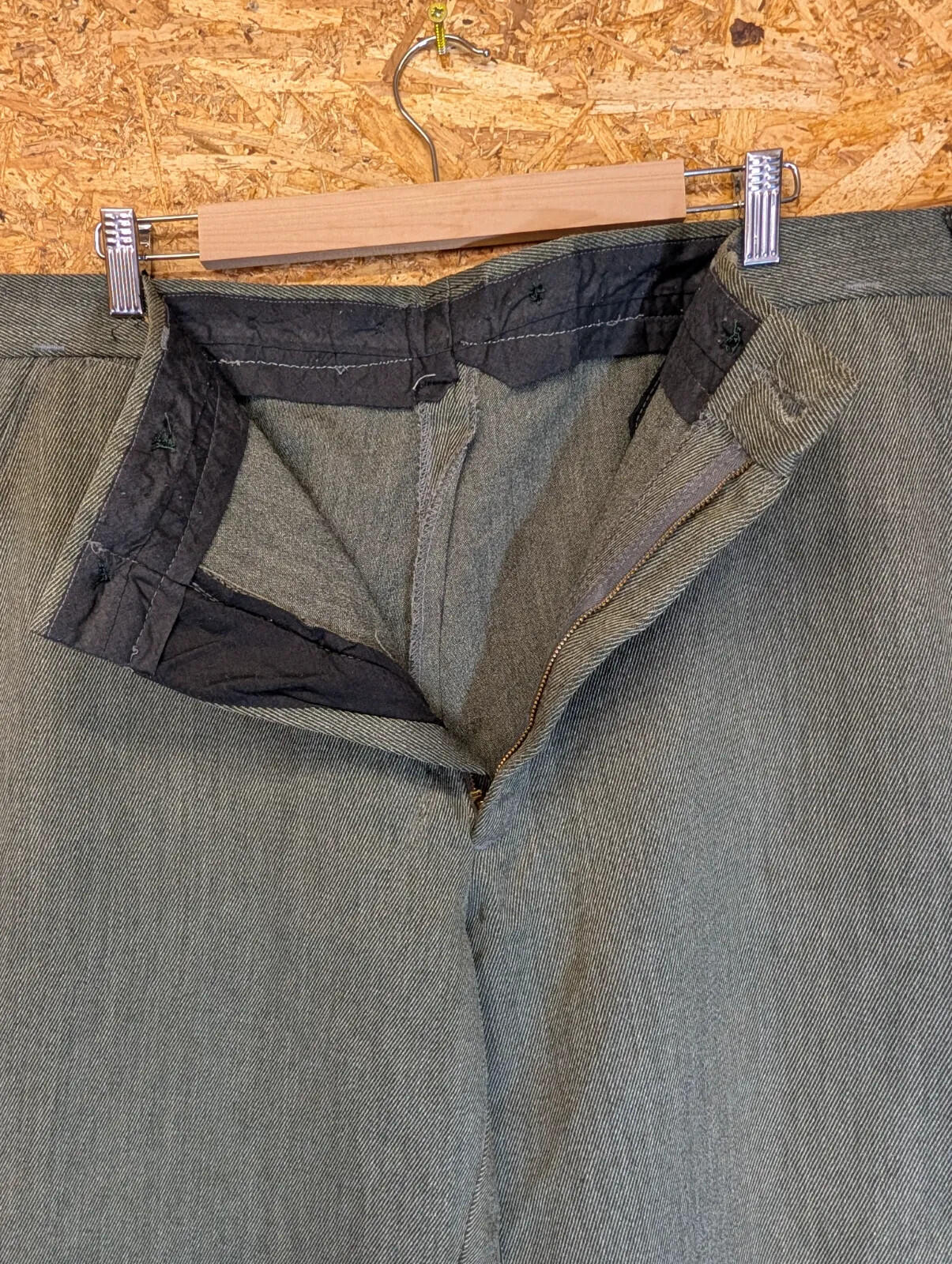 Filson Forestry Cloth Trousers W42 L28 Style 180 Wool Green Work Wear USA Made