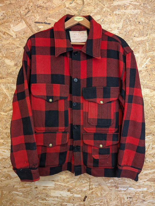 Filson Mackinaw Wool Union Cruiser Mens Large Jacket Made USA Vintage 50s