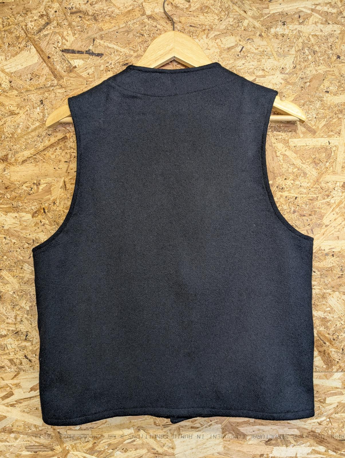 Filson Medium 40 Mackinaw Vest Navy Blue Wool Waistcoat Gilet Body Warmer
