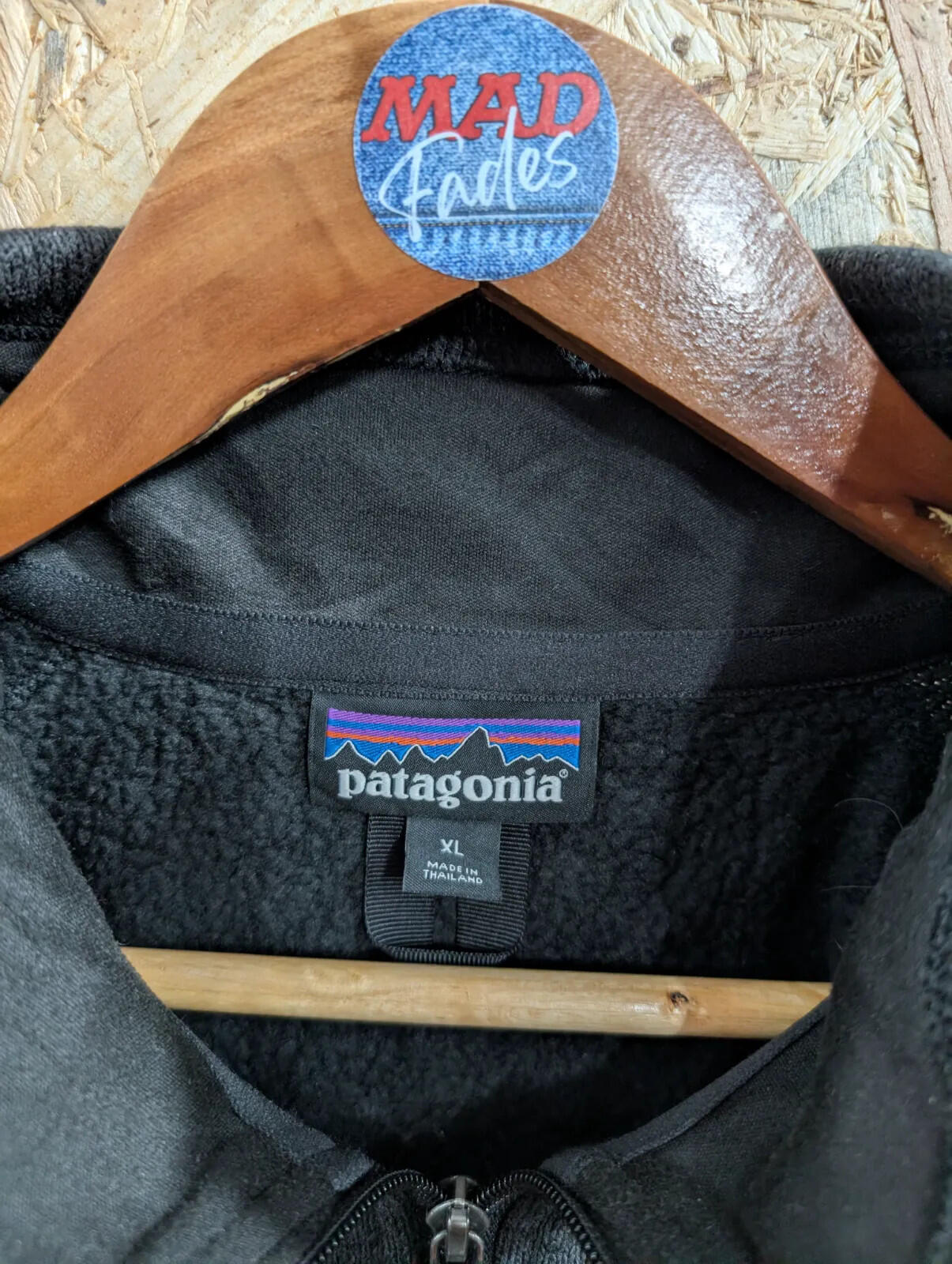 Patagonia Better Sweater Fleece Mens XL Black 1/4 Zip Pullover Snap-T Synchilla