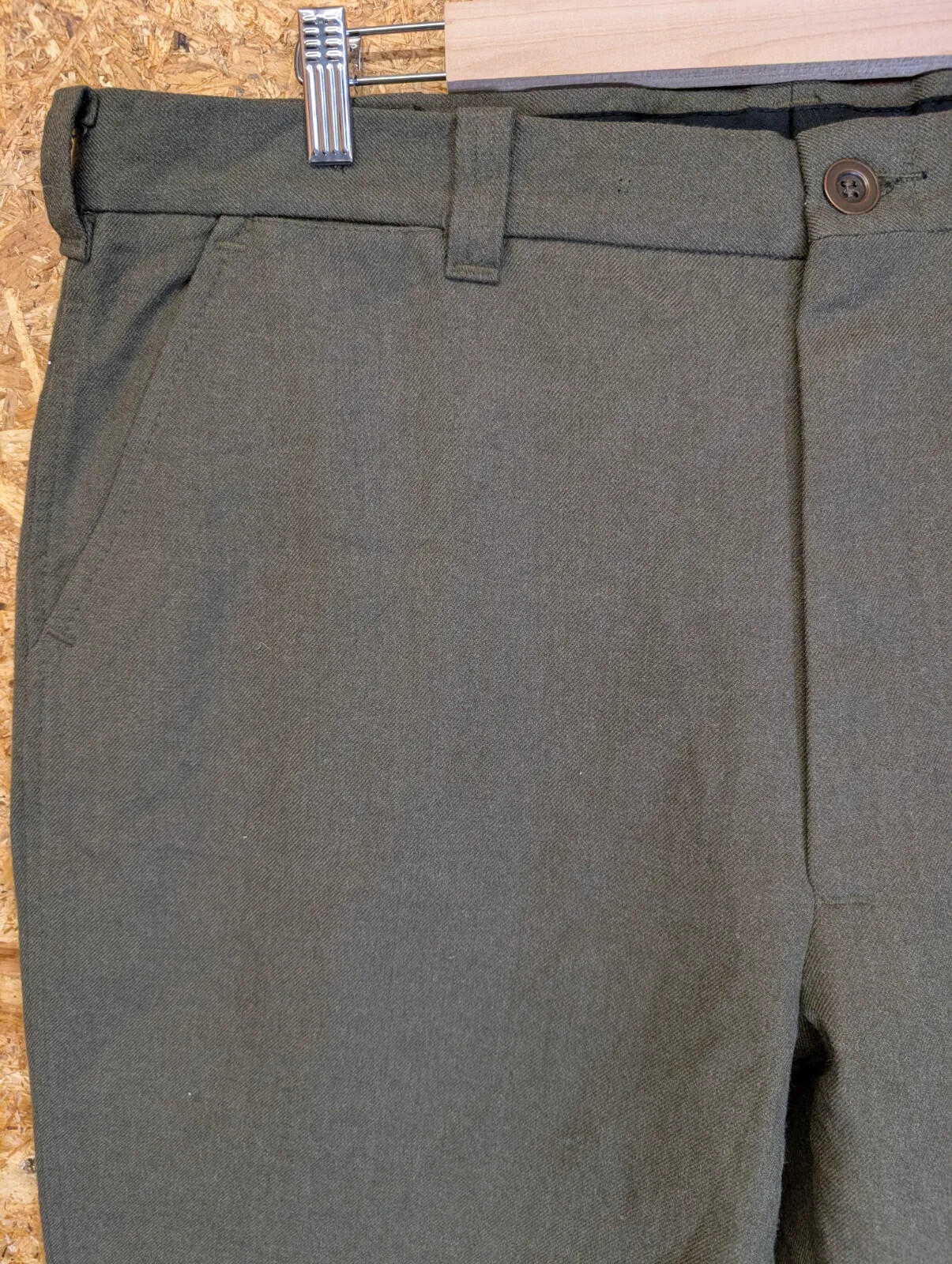 Filson Forestry Cloth Trousers W42 L28 Style 14 Wool Green Work Wear USA Made