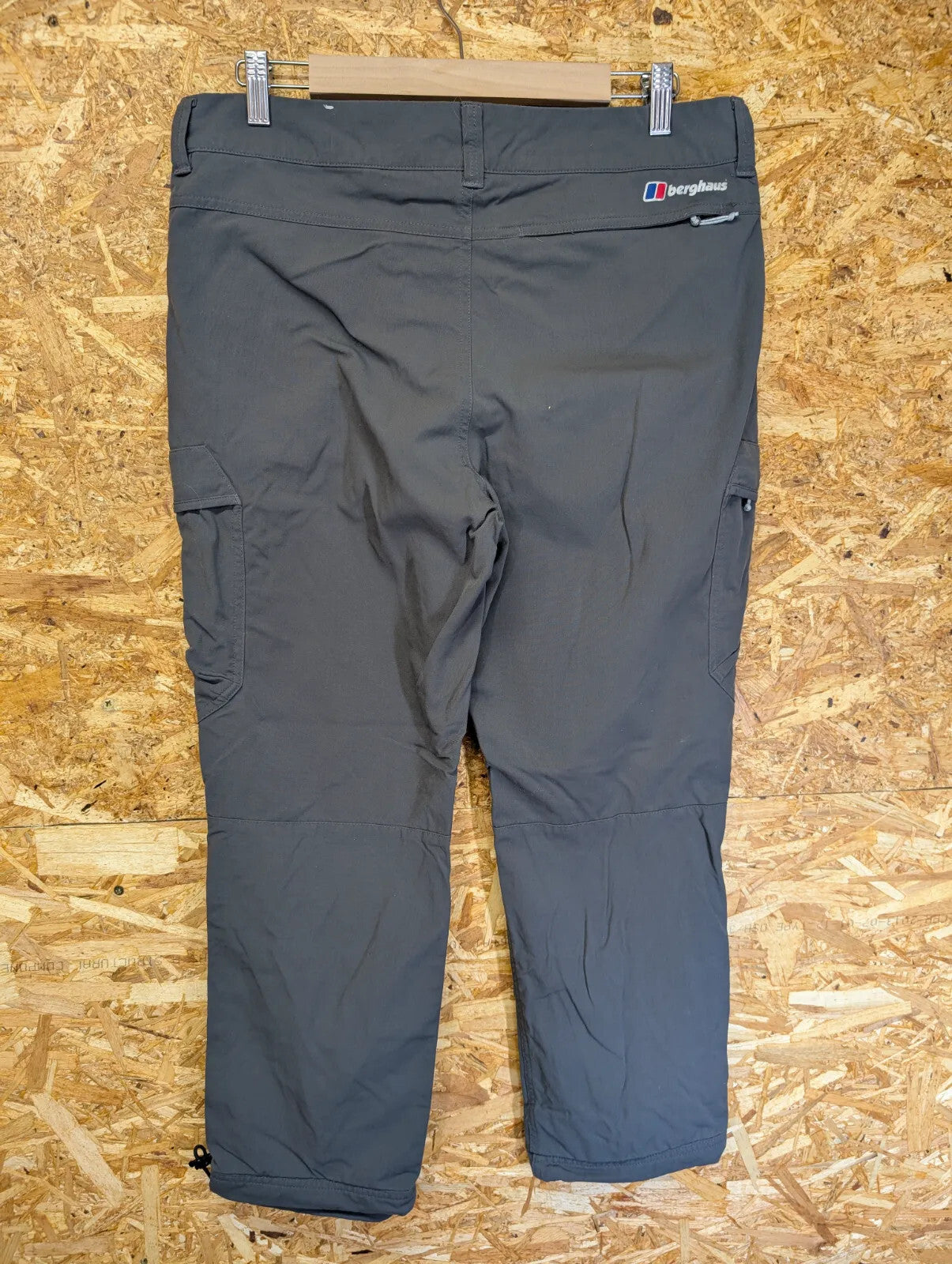 Berghaus Navigator 2.0 Cargo Trousers Mens W34 L32 Charcoal Zip Cargo Outdoor