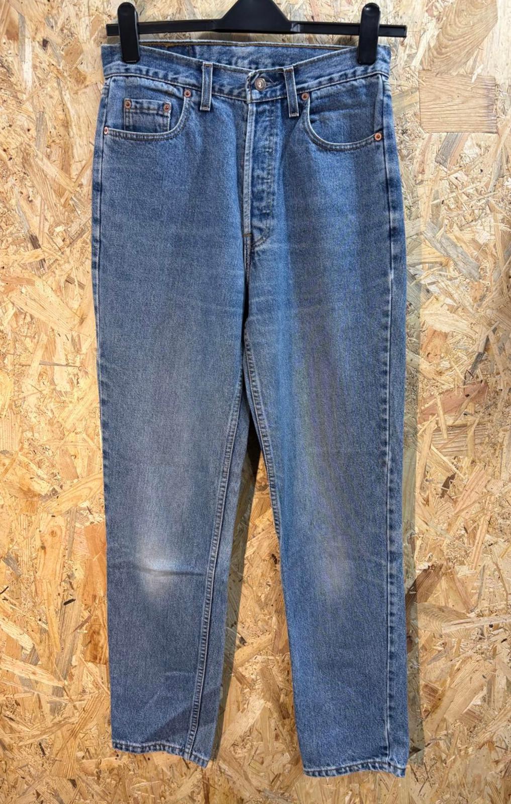 Levis 891 Jeans W32 L32 UK Made Orange Tab Vintage 90s Blue Denim Zip Fly