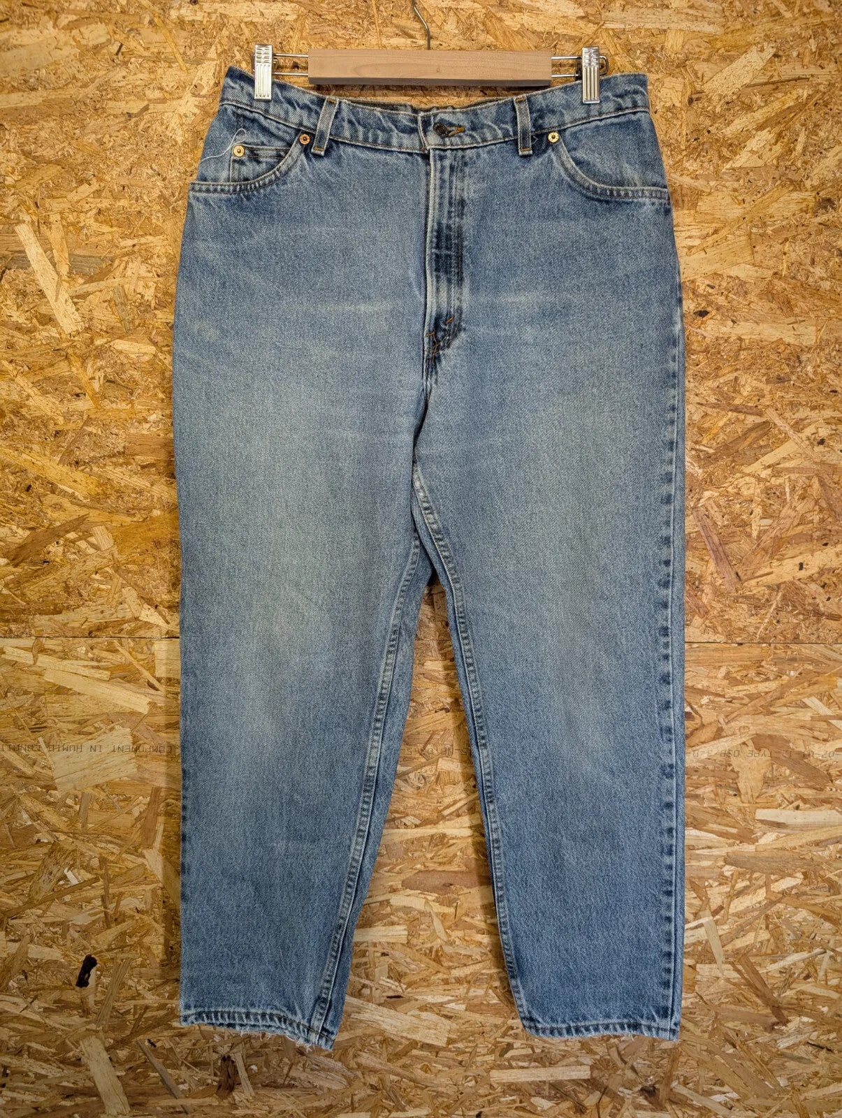 Vintage Levis 550 Jeans UK14 W32 L29 Blue Relaxed Baggy Tapered USA Made 90s