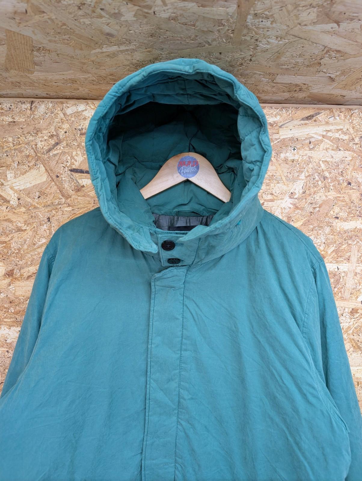Scotch & Soda Parka Coat Large Men Snorkel Hood Fishtail Lined Mod Green Canvas