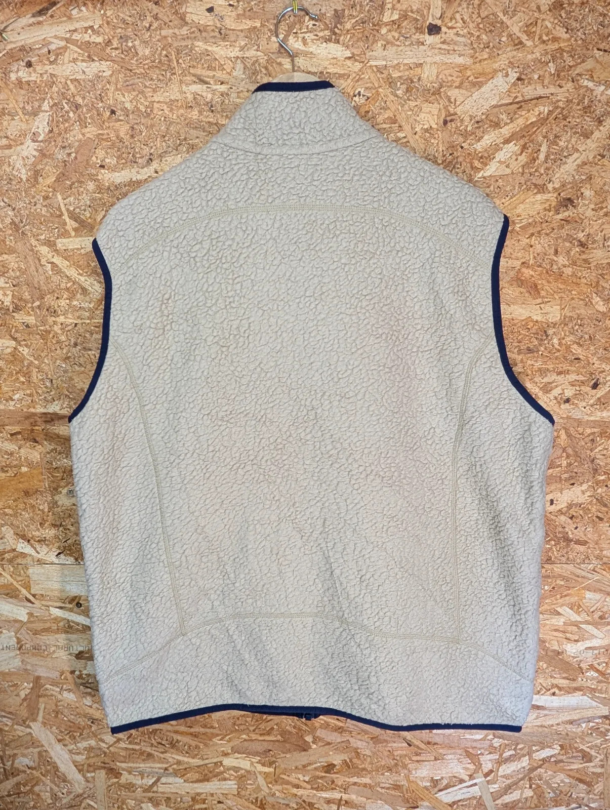 Patagonia Retro-X Fleece Vest Mens XL Oatmeal Gilet Full Zip Synchilla Vintage