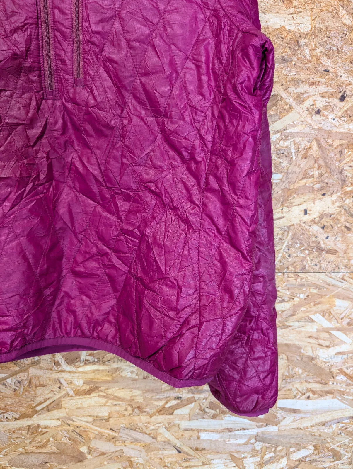 Patagonia Nano Puff Pullover Womens Medium Magenta Quilt Lightweight Primaloft