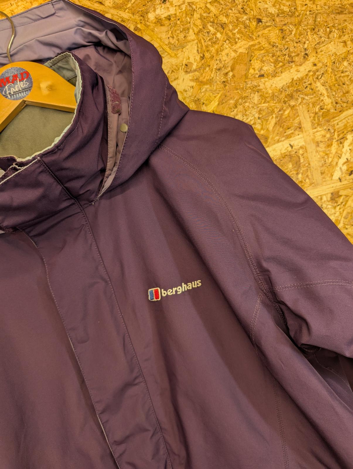 Berghaus Womens Size 12 Medium Shell Gore-Tex Jacket Waterproof Rain Coat Anorak