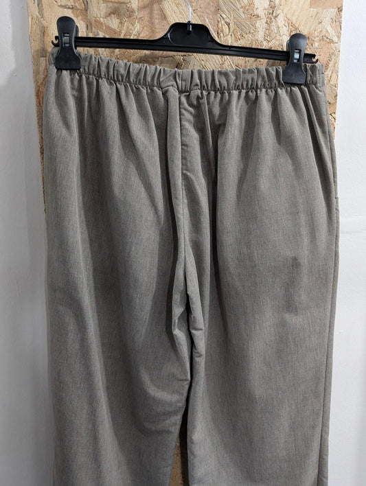 Rohan Thai Wide Trousers Size 12 W32 L30 Women Loose Grey Beige Baggy