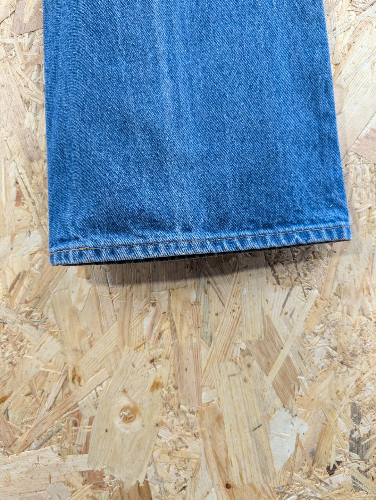 Levis Canadian Jeans W34 L34 Vintage 80s Straight Fit Mid Blue Denim Zip Fly