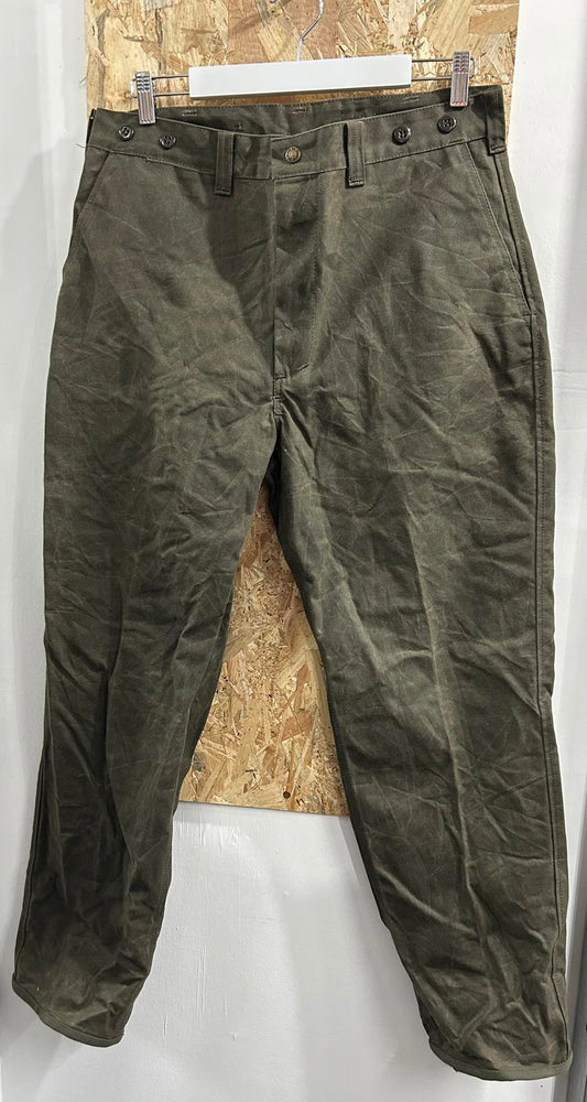 Filson W36 L31 Style 14005 Oil Finish Single Tin Pants Trousers Made In USA