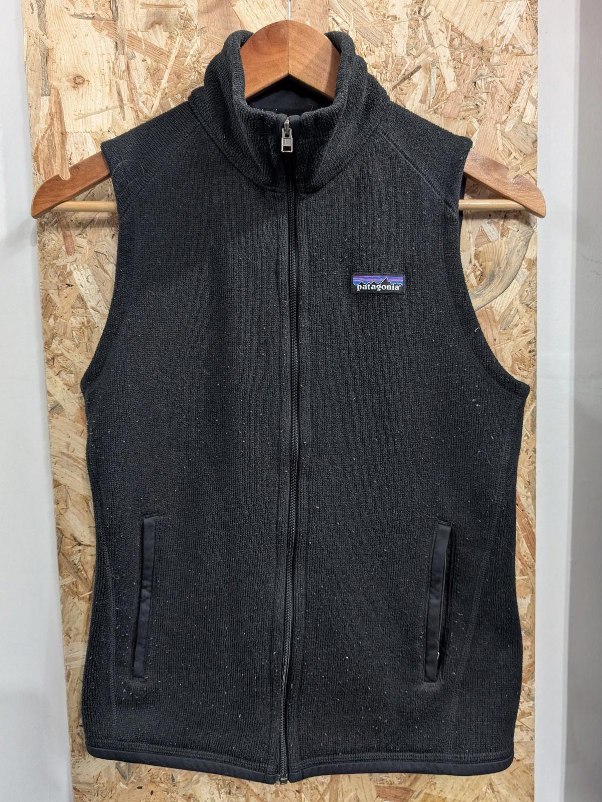 Patagonia Fleece Vest XS Women Sleeveless Black Gilet Better Sweater Bodywarmer