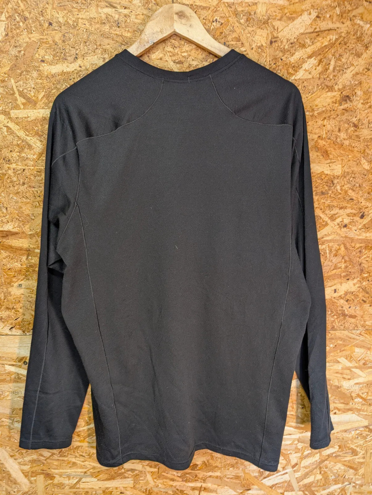 Patagonia Capilene 3 Base Layer Mens Large Black Polartec Power Dry L/S