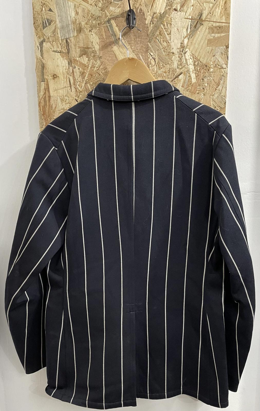 Haversack Garments Jacket Mens Medium Clutch Cafe Navy Blue Blazer Chore