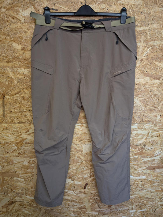 Rohan Trailblazers W38 Beige Grey Hiking Trousers Cargo Walking Stretch