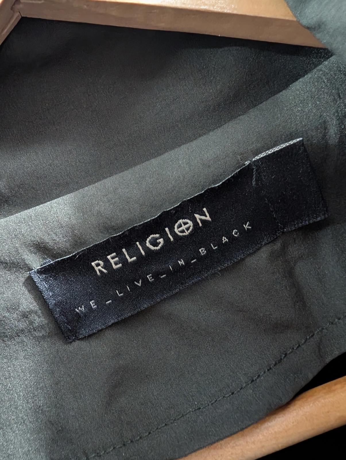 Religion Smock Parka Men Small Overhead Jacket Khaki Green Gallagher Windbreaker