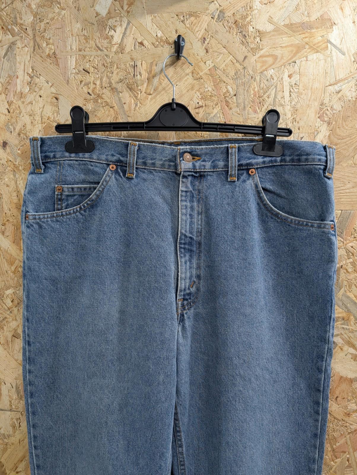 Levis 617 Jeans W38 L30 Canada Made Orange Tab Vintage 90s Blue Denim Zip Fly