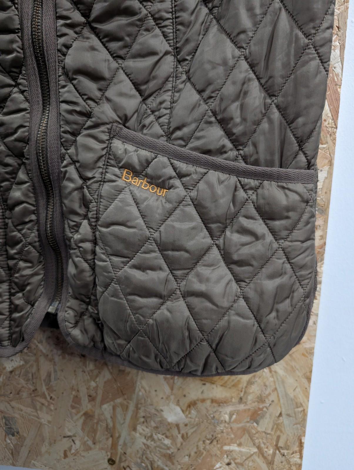 Barbour Betty Interactive Liner Women UK 10 Quilted Waistcoat Chocolate Brown