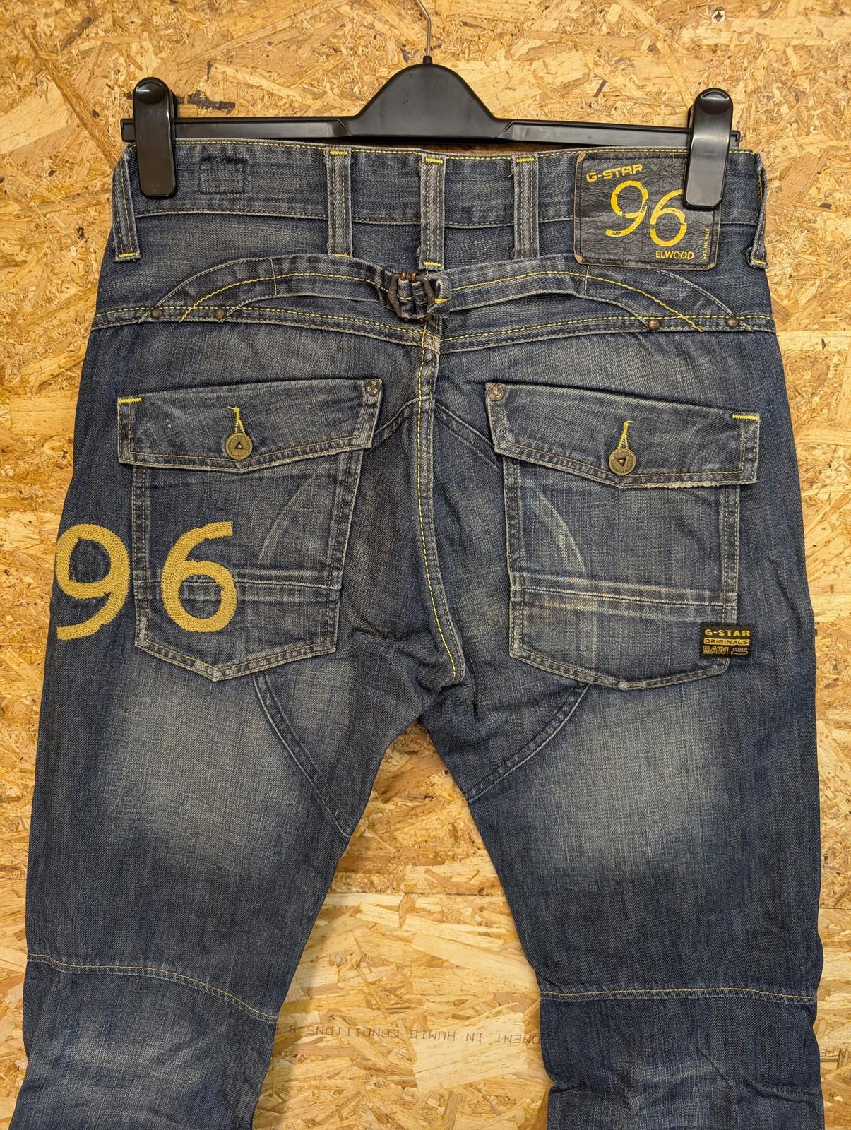 G-Star Raw Elwood Jeans Mens W32 L32 Vintage Y2K Tapered Denim Blue 5620 Utility