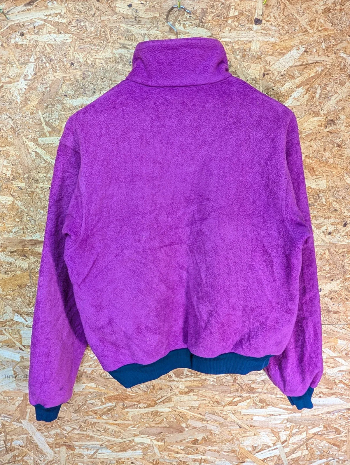 Vintage 80s Patagonia Full Zip Fleece Jacket Size Small 8 Purple Mad in USA