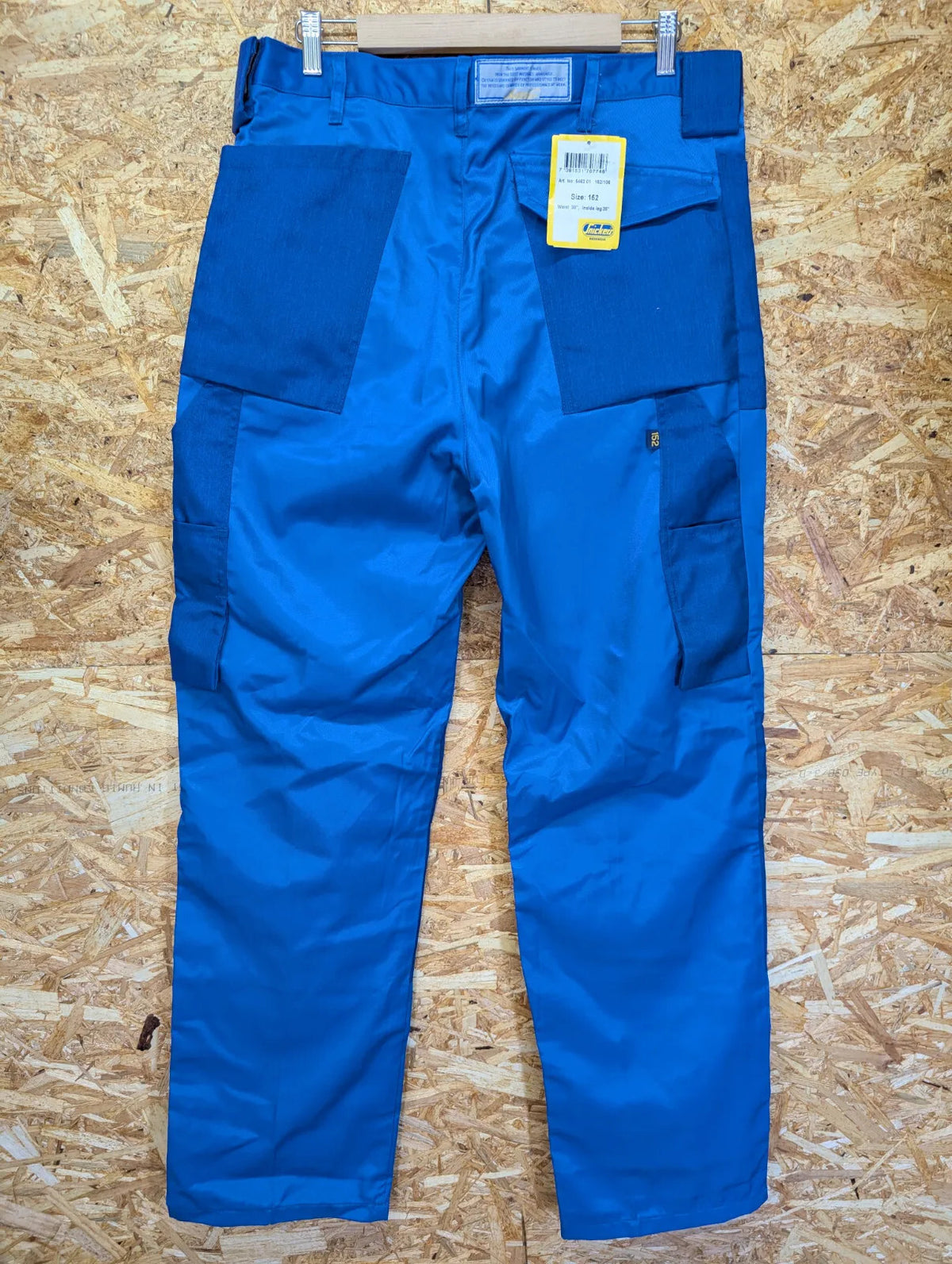 Snickers Work Trousers Mens W36 L35 Blue Cotton Nylon Stretch Workwear Utility