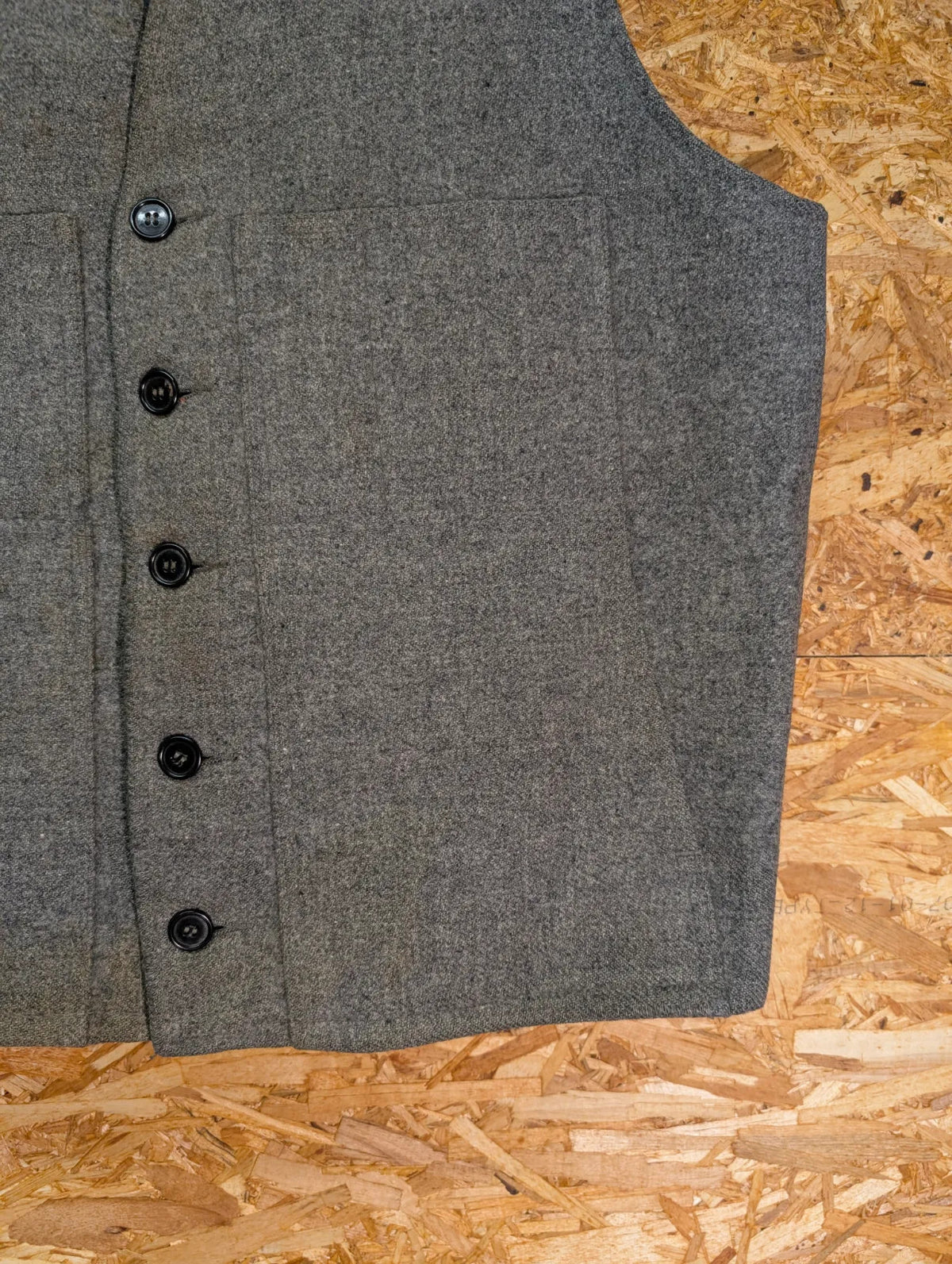 Filson Mackinaw Wool Vest Mens XL Heather Grey Body Warmer USA Made Gilet