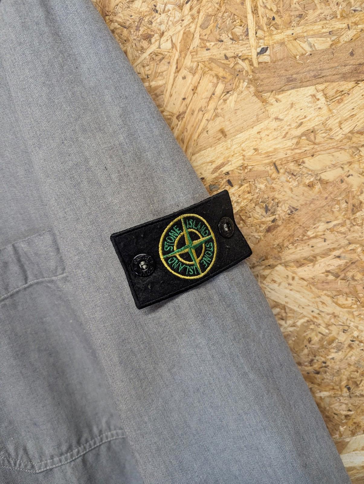 Stone Island 1999 Overshirt Jacket XXL Casual Grey Cotton Blend Chore Italy
