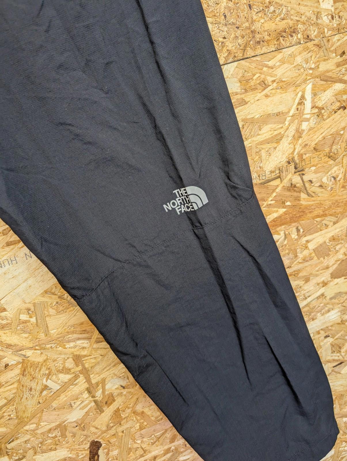 North Face Track Pants Size XL Men Nylon Trousers Elasticated Waist Black Cargo
