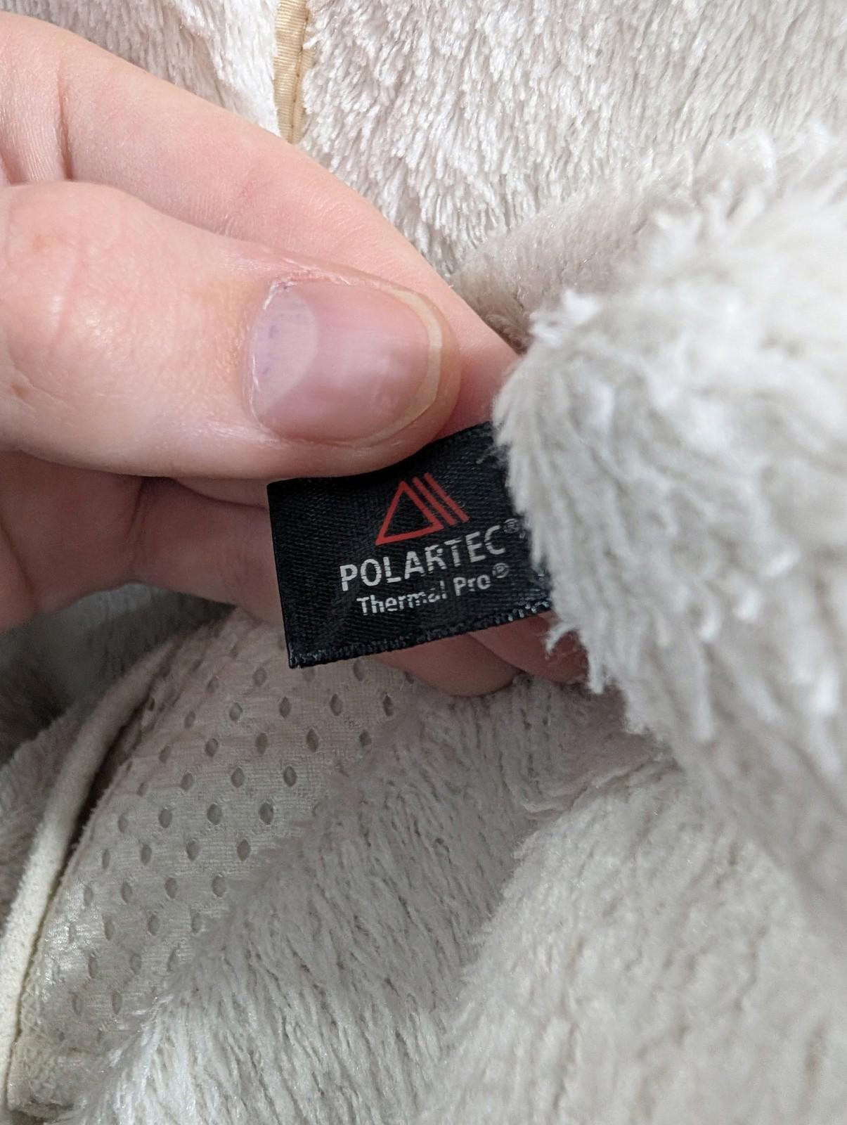 Patagonia Re-Tool Fleece Medium Women Pullover Jumper 1/4 Ivory White Snap Gorp