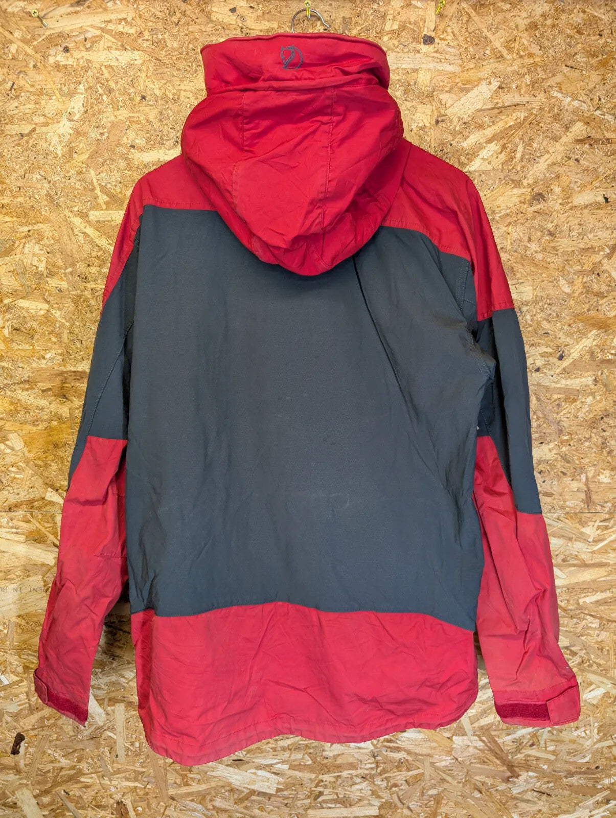 Fjallraven G1000 Keb Jacket Mens XL Red Black Greenland Wax Hiking Walking