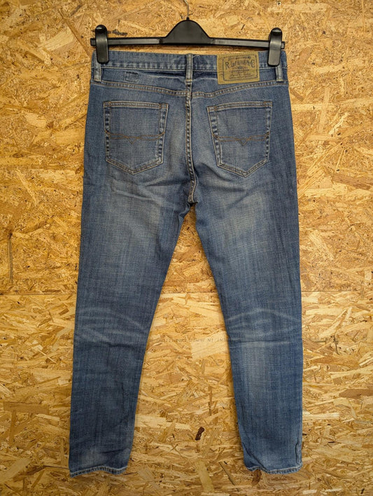 Ralph Lauren Jeans Mens W30 L31 Sport Thompson Slim Fit Blue Denim Zip Fly