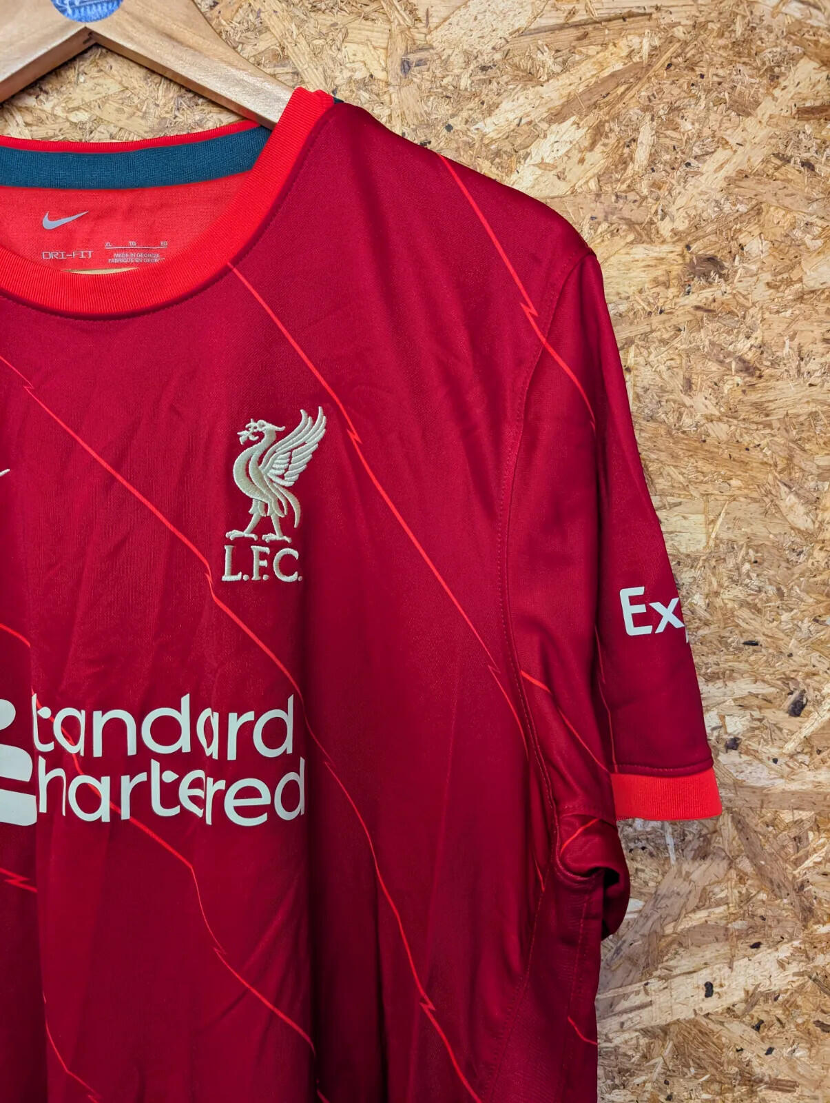 Nike Liverpool 2022 Home FC Football Shirt Mens XL Red Dri FIT Short Sleeve