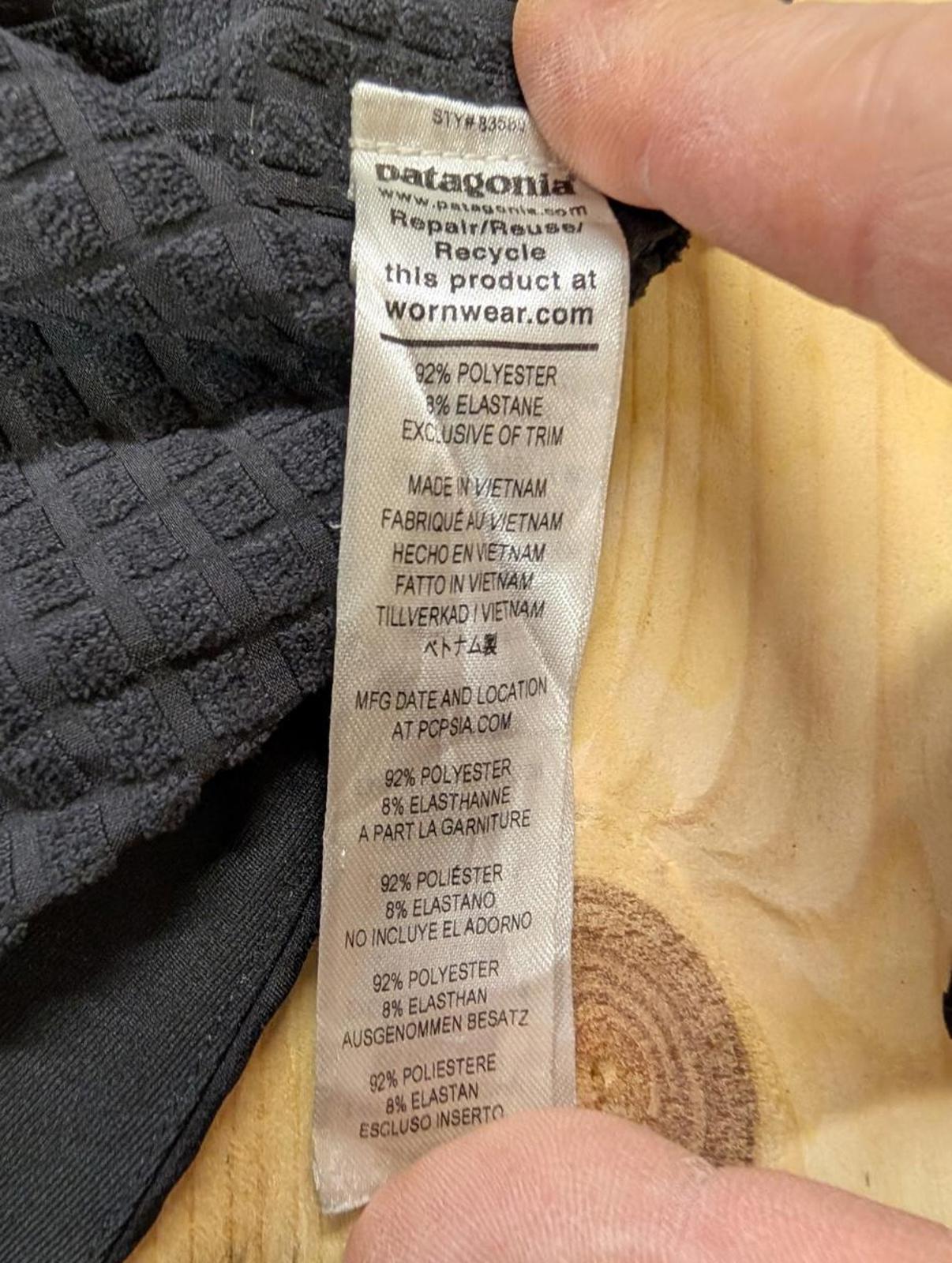 Patagonia R1 TechFace Jacket Fleece XXL Men Full Zip Black Microgrid Jumper