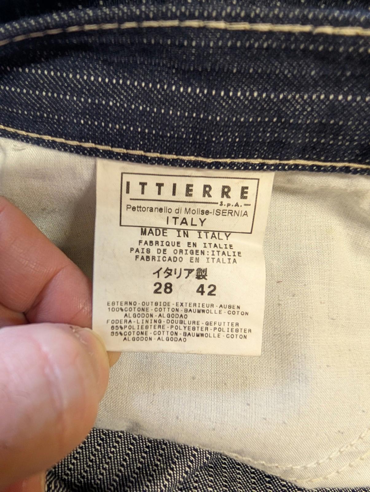 Versace Jeans Couture W28 L33 Women Regular Bootcut Denim Blue Striped Italy