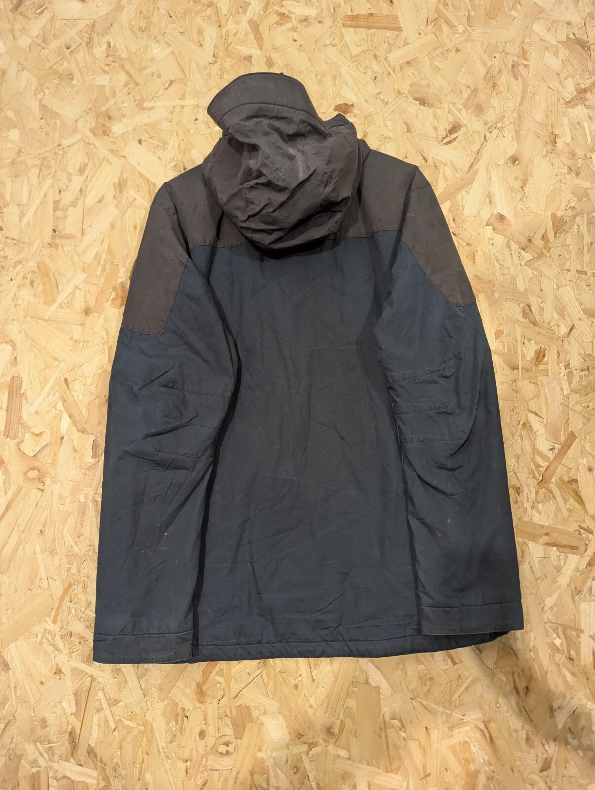 Fjallraven Skogso G1000 Jacket Mens Large Black Navy G-Loft Wax Hooded Supreme