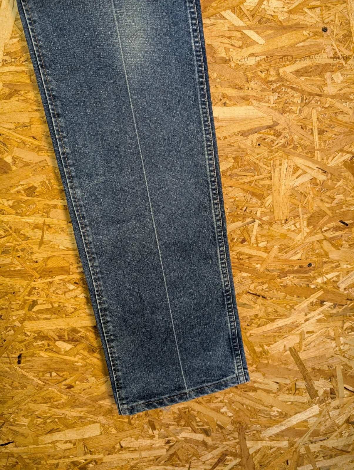 Wrangler 47 Cool Vantage Jeans W36 L38 Mid Blue Wash Denim Straight Zip Vintage