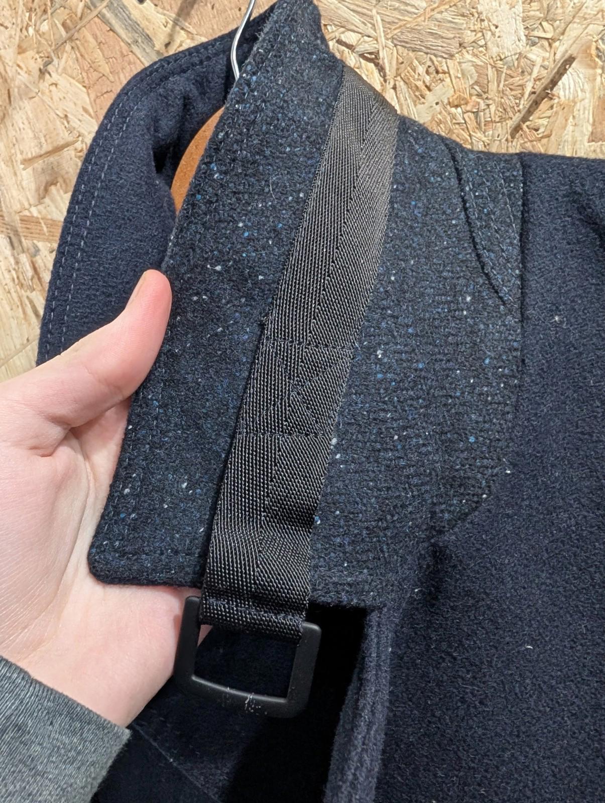 Ted Baker Zachary Pea Coat Small Men Double-Breasted Navy Blue Wool Blend