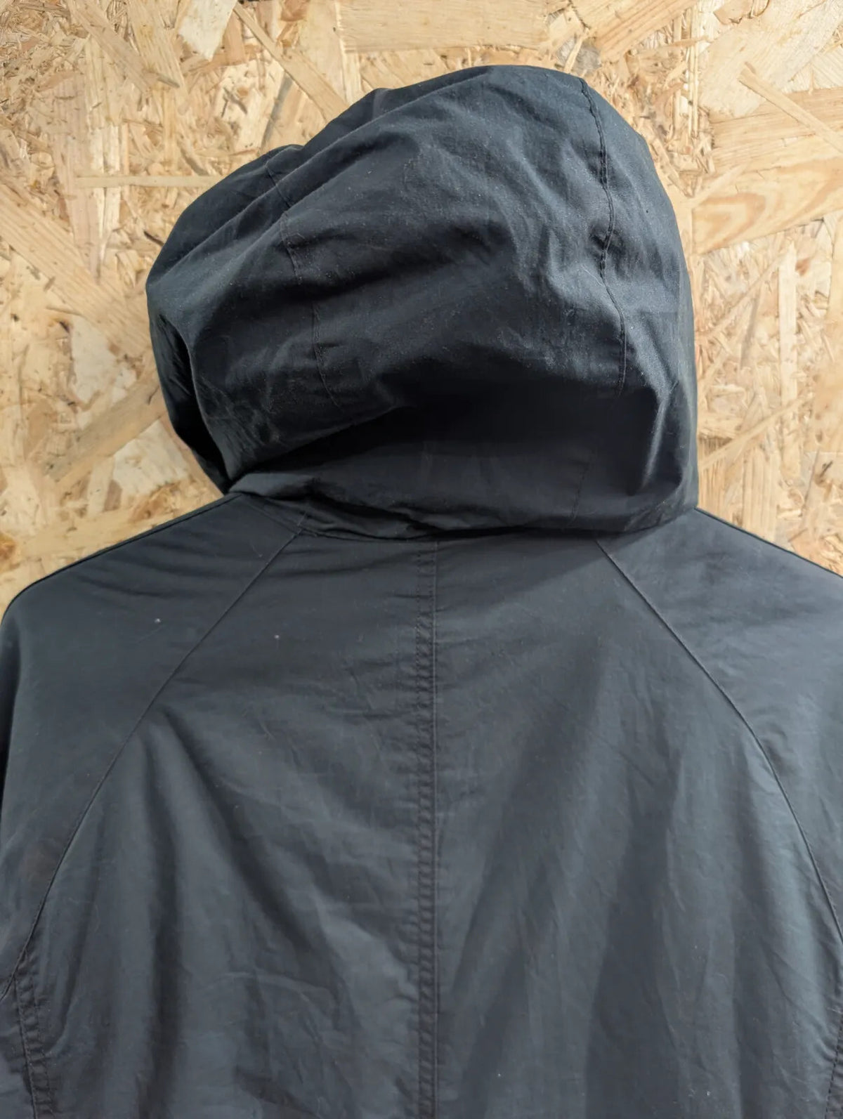 Barbour Retail Beadnell Parka Jacket Womens UK16 Black Fleece Lined Waterproof