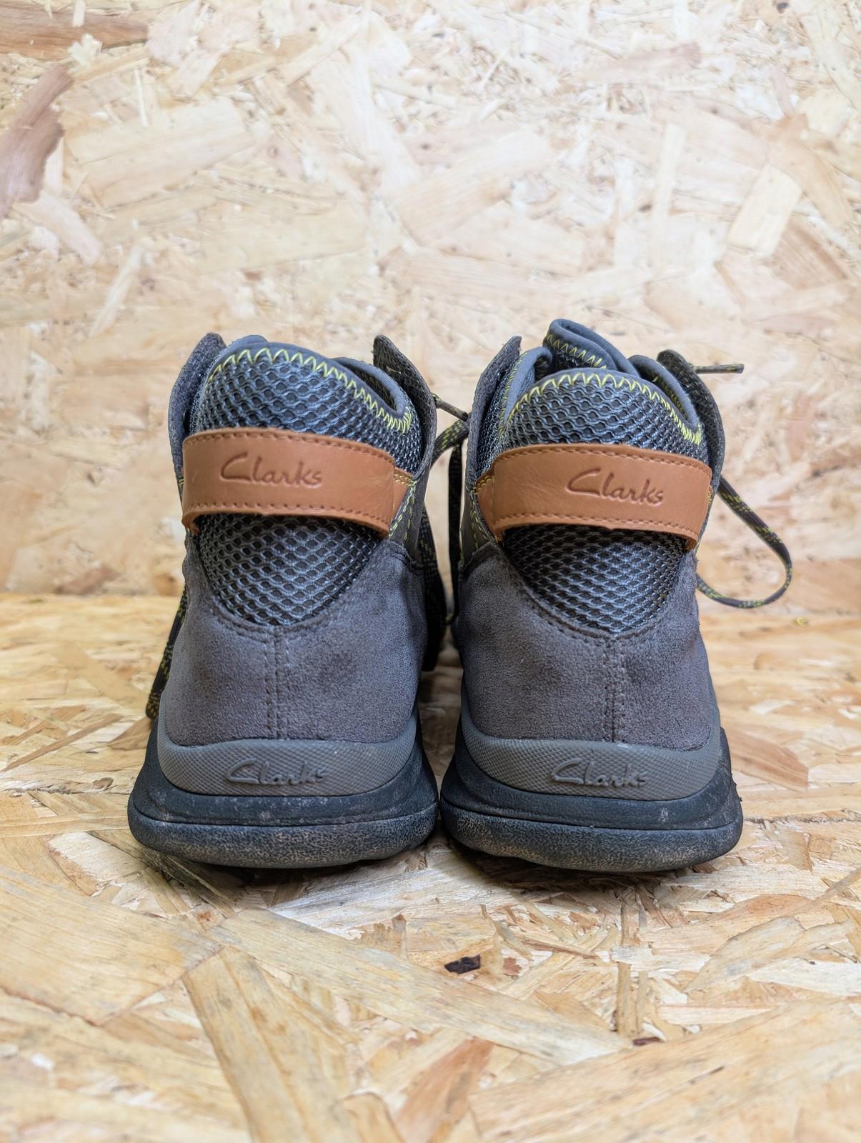 Clarks Mens Hiking Boots UK 11 Tri Outflex GTX Gore-Tec Walking Retro Grey Brown
