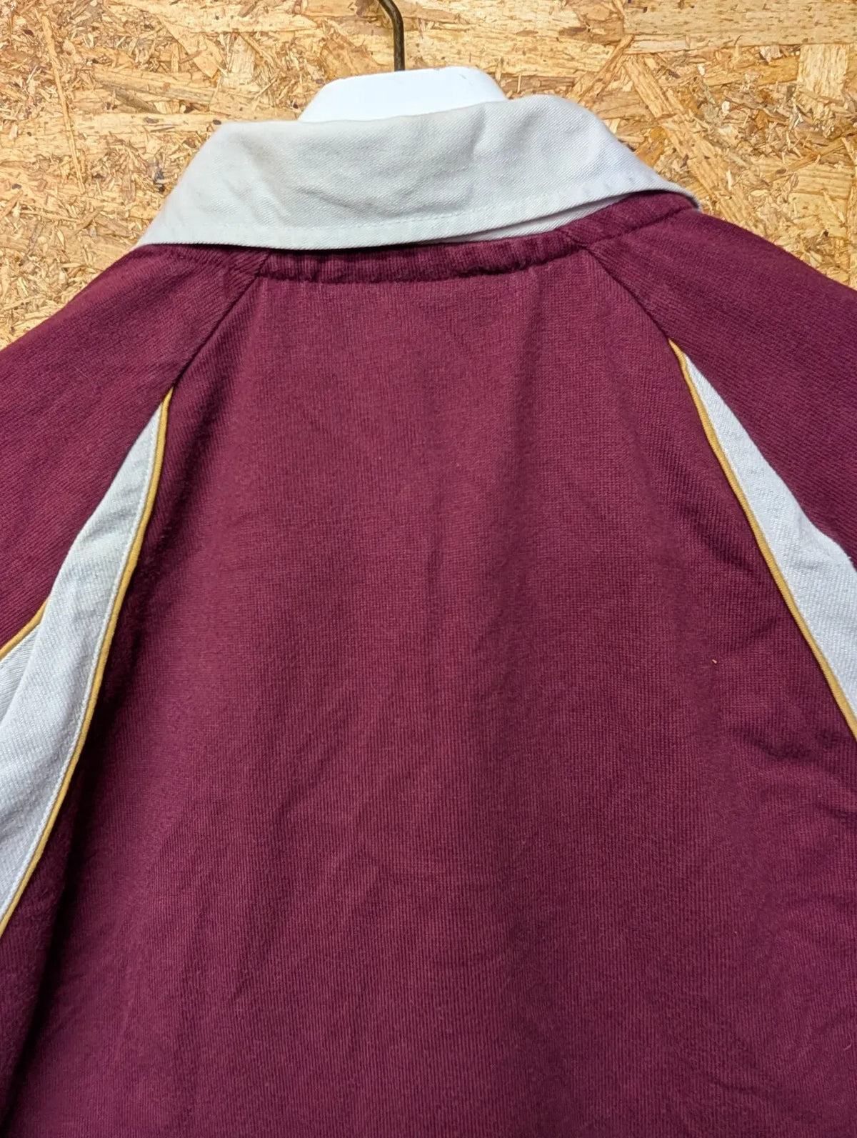 Queensland Maroons Home 2003 Rugby To Womens 14 State of Origin L/S Button CCC