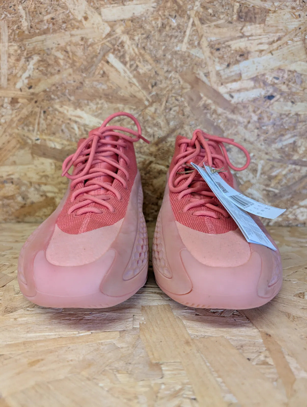 Adidas AE 1 Georgia Red Clay Basketball Shoes UK 8 Pink Coral Mid Tops NWT