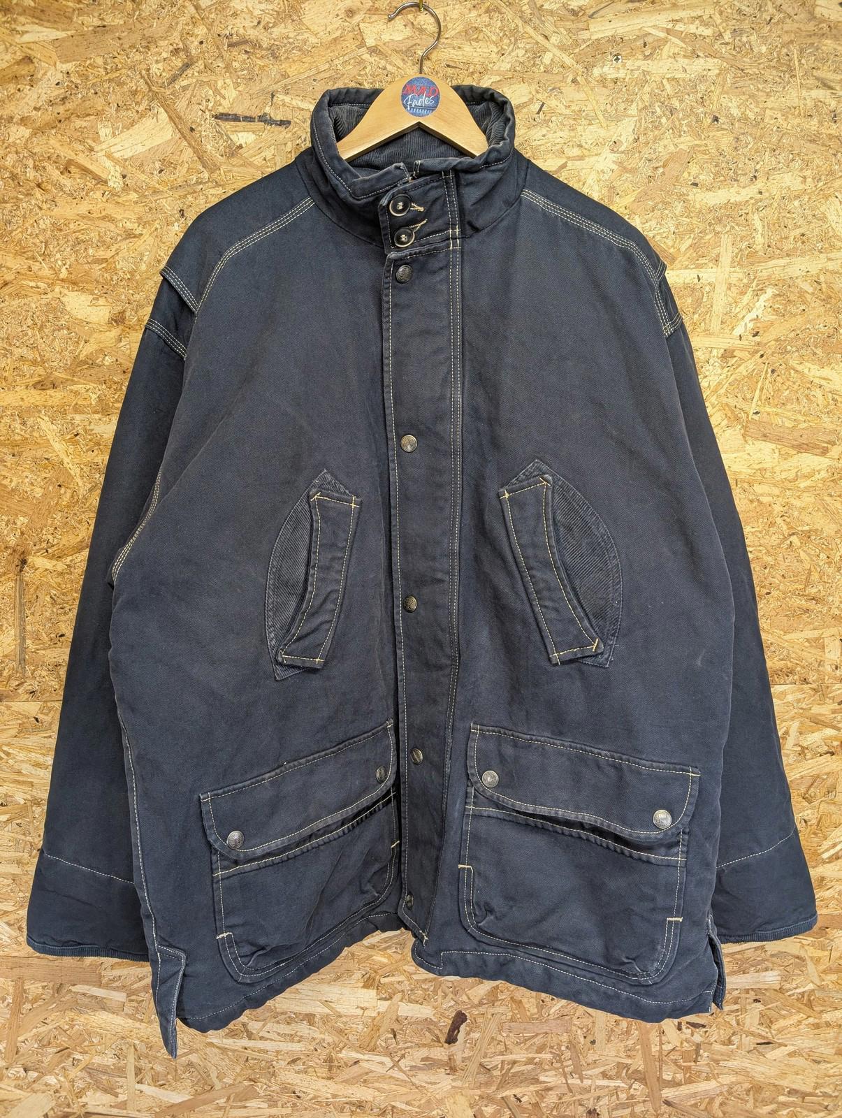 Scotch & Soda Canvas Chore Jacket L-XL Men Padded Heavyweight Navy Vintage 90s